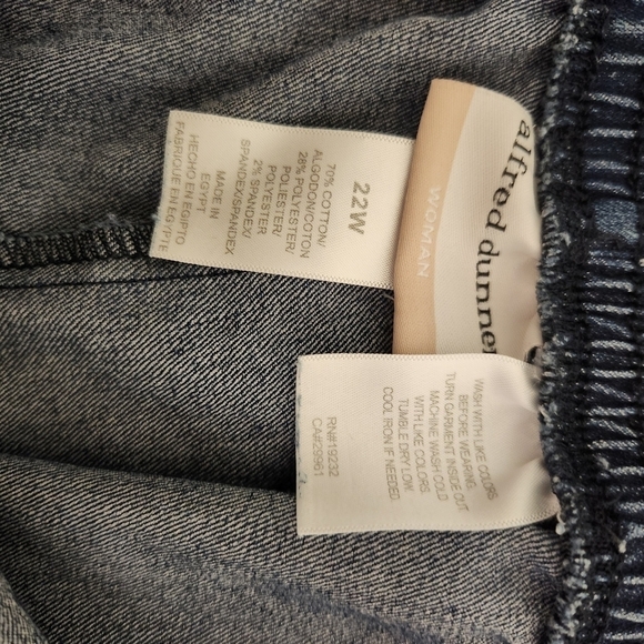 Alfred Dunner Jeans Women's sz 22 - Picture 4 of 6